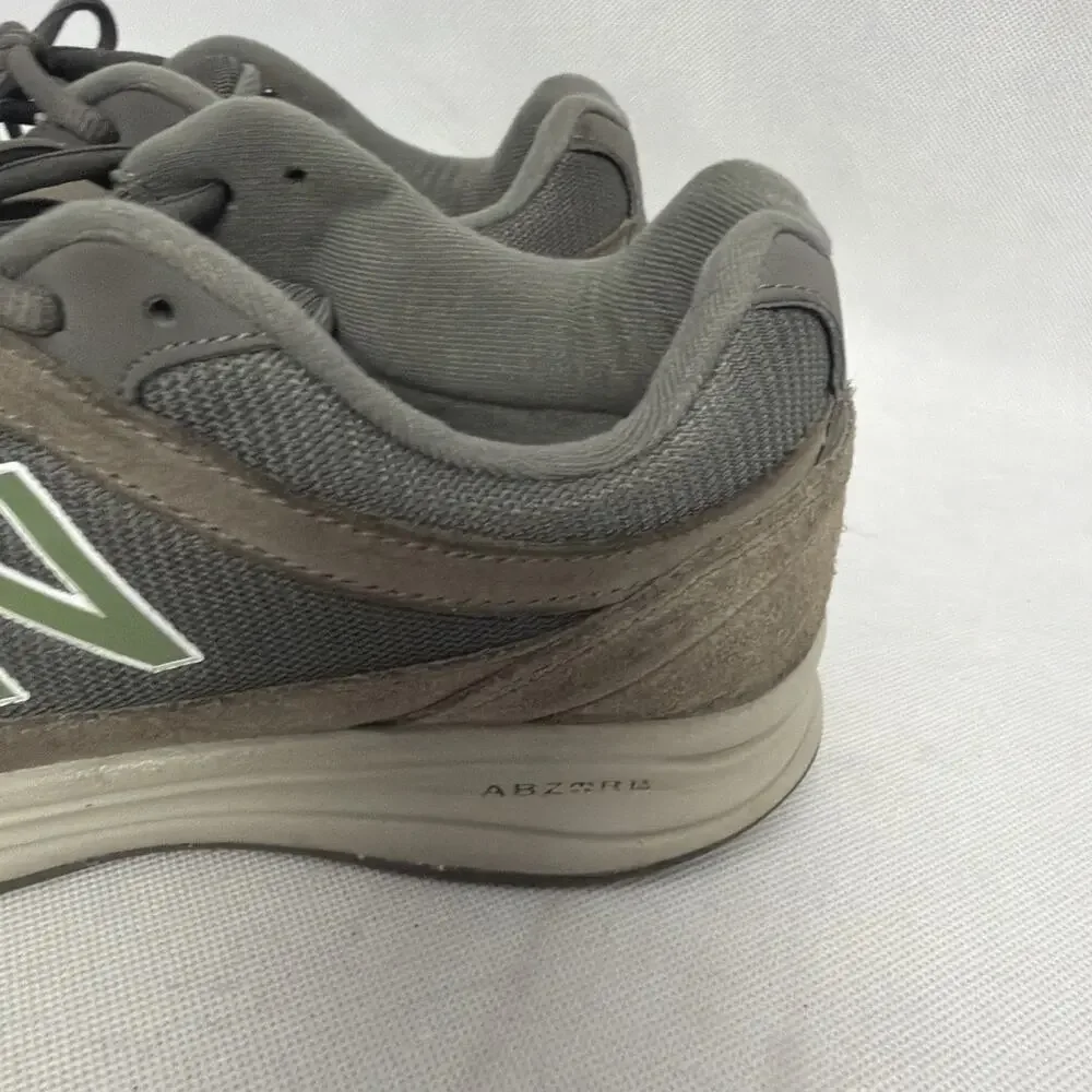 New Balance 877 Walking Shoes Men's 9.5 D Grey Suede Mesh Upper MW877GT